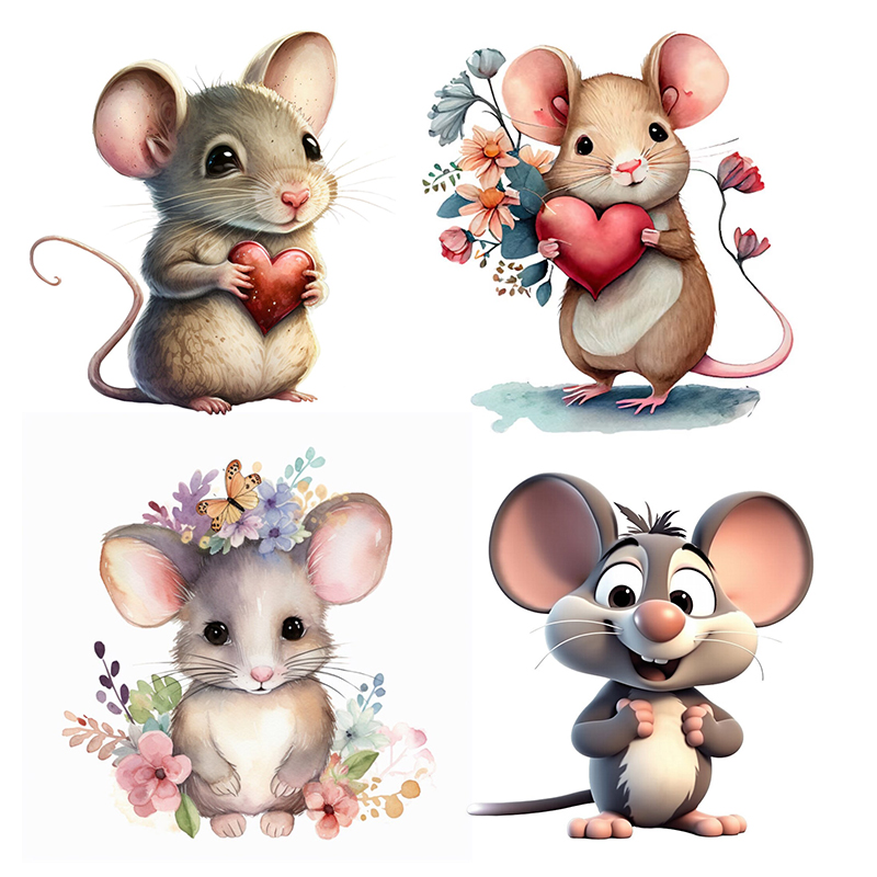 Home Bathroom Wall Tiles - C228 # stiker dinding tikus lucu