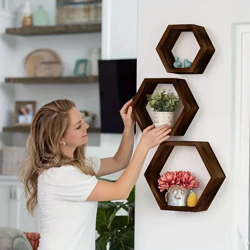 Home Bathroom Model - Rak Dinding Heksagonal Model Terbaru, Rak