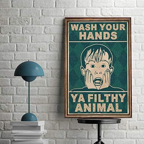 Home Alone Bathroom - Poster Vintage Lucu Home Alone, Kevin