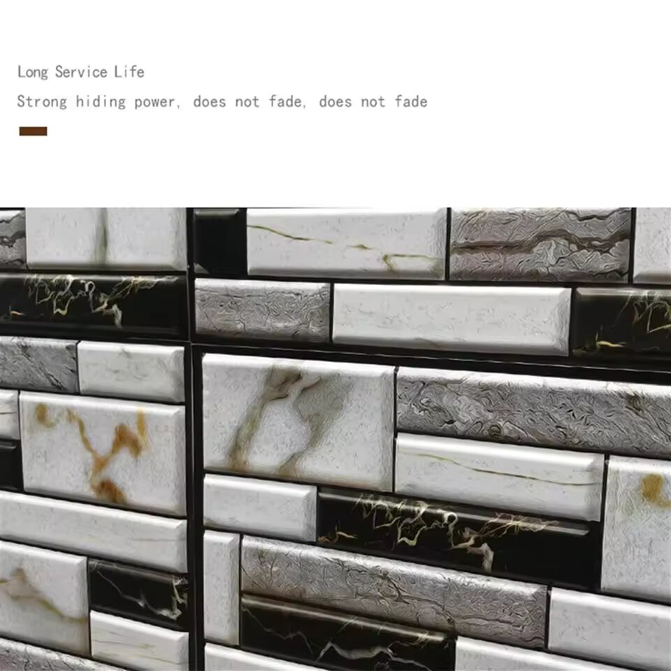 5/10 pcs Stiker Dinding Ubin P - Home Bathroom Wall Tiles ulasan dan harga