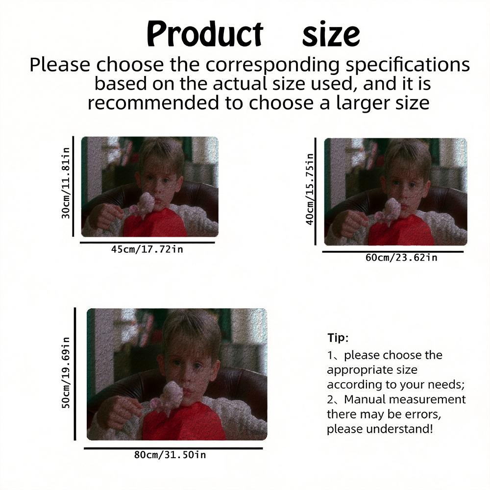 Keset Lantai Film Retro Home A - Home Alone Bathroom ulasan dan harga