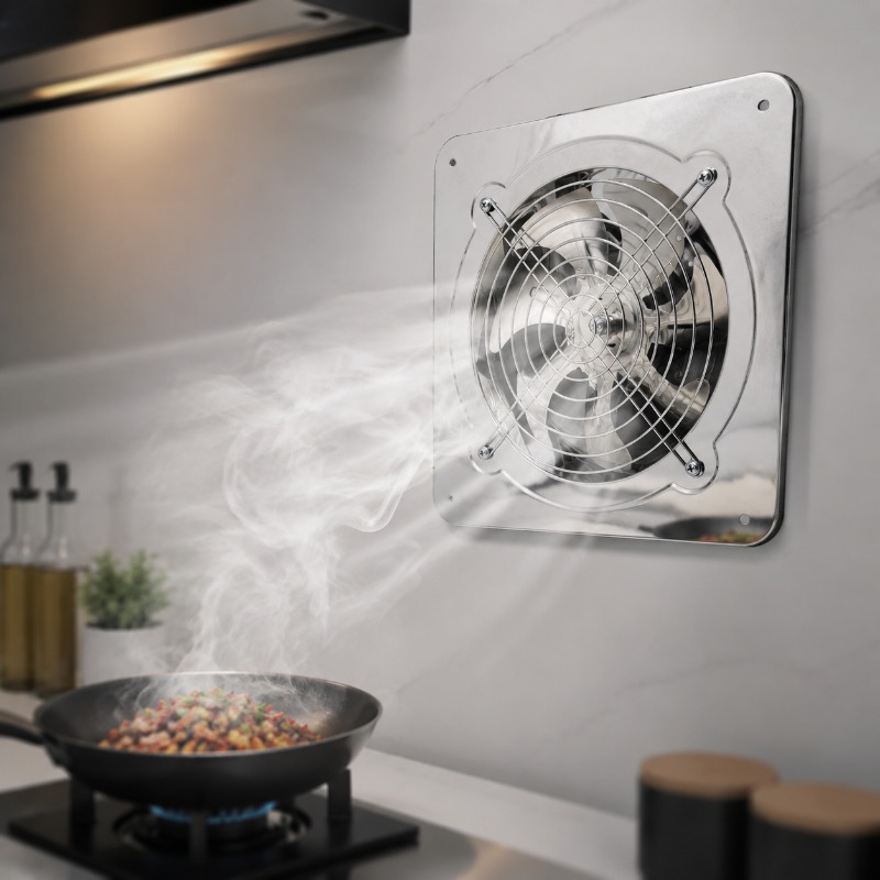Kipas Angin Ekstraktor Stainle - Home Bathroom Vent ulasan dan harga
