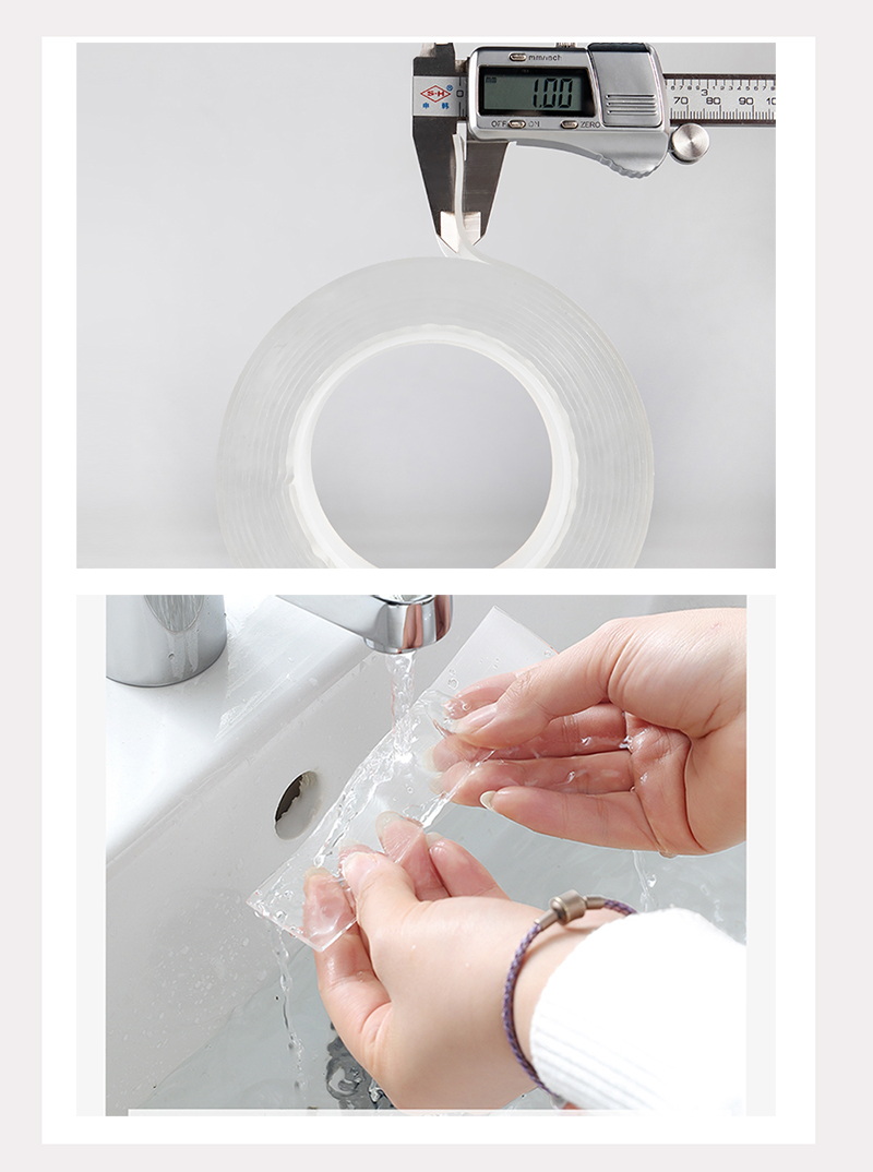 Transparan Dua Sisi Pita Nano  - Home Bathroom Tiles ulasan dan harga