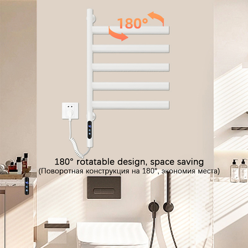 Hitam/Putih/Abu-abu Rel Handuk - Towel Warmer Electric ulasan dan harga