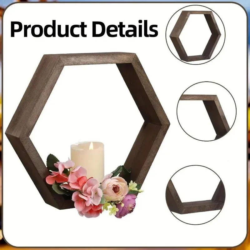 Rak Dinding Heksagonal Model T - Home Bathroom Model ulasan dan harga