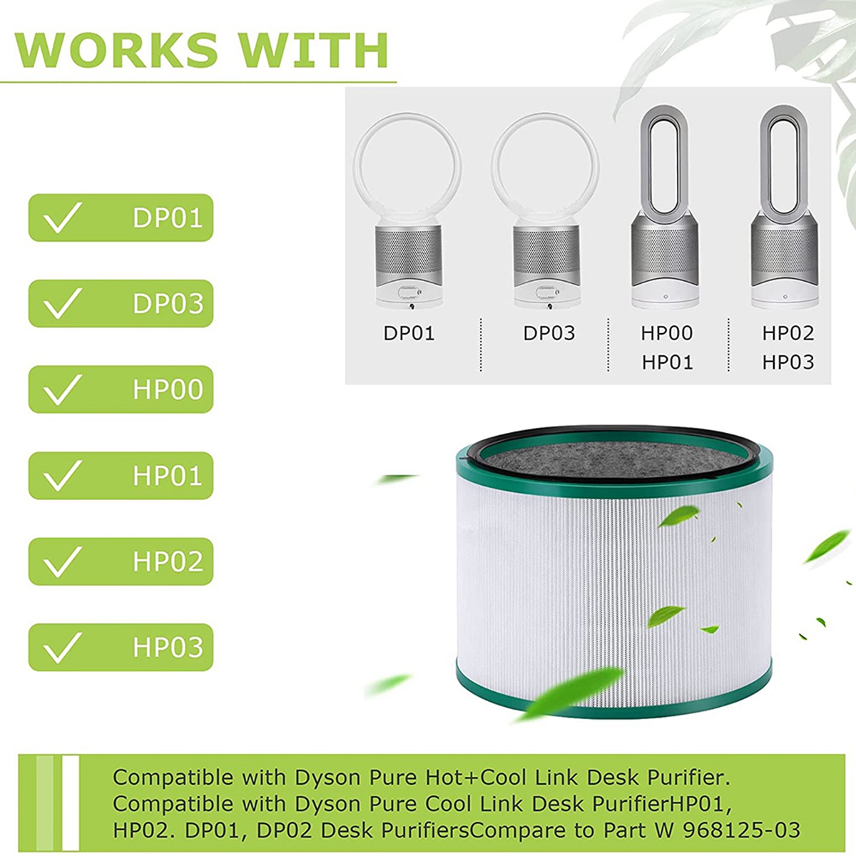 Filter Pengganti HGHO untuk Dy - Dyson Fan Pure Cool ulasan dan harga