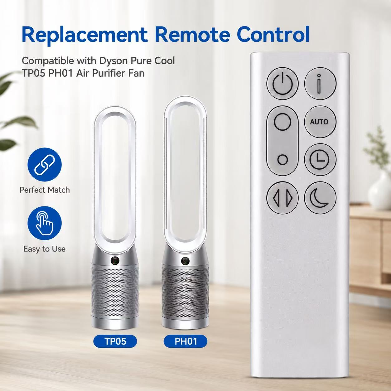 Remote Control Pengganti TP05  - Dyson Fan Pure Cool ulasan dan harga