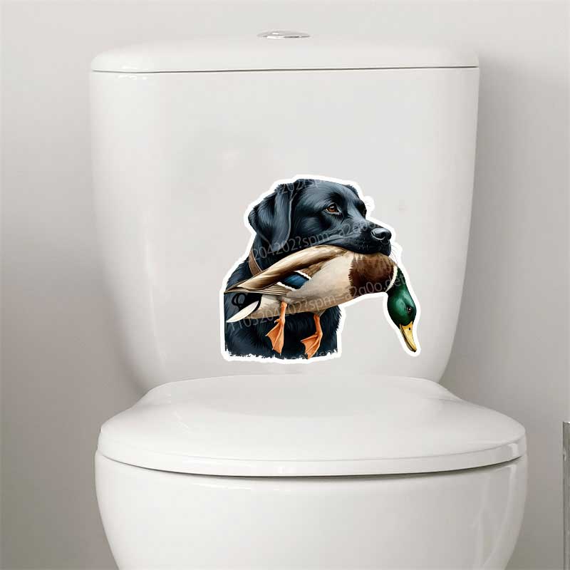 Stiker Penutup Toilet Labrador - Home Bathroom Tiles ulasan dan harga