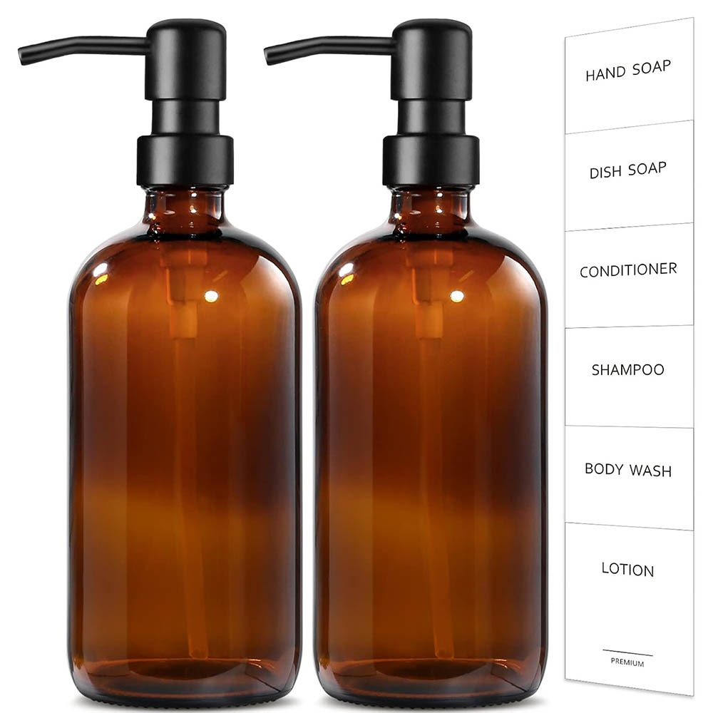Dispenser Sabun Kaca Amber, 2  - Zara Home Bathroom Accessories ulasan dan harga