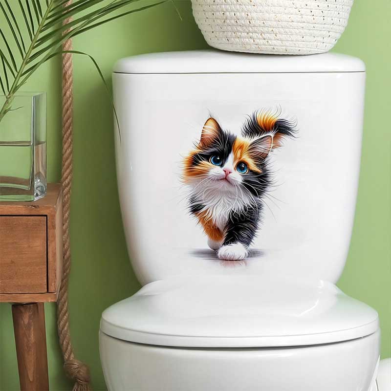 Stiker Penutup Toilet Rubah/Ku - Home Bathroom Wall Tiles ulasan dan harga