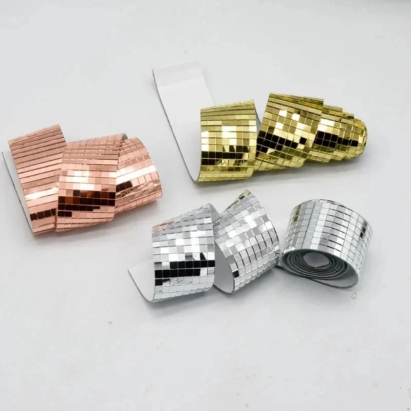Stiker Mosaik Cermin Mini Pers - Home Bathroom Tiles ulasan dan harga